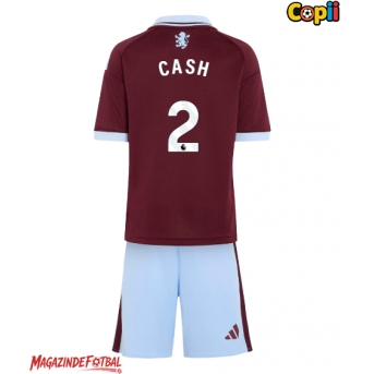 Aston Villa Matty Cash #2 Echipament de Fotbal Replică 2026-27 Copii Acasa (+ Șorturi)